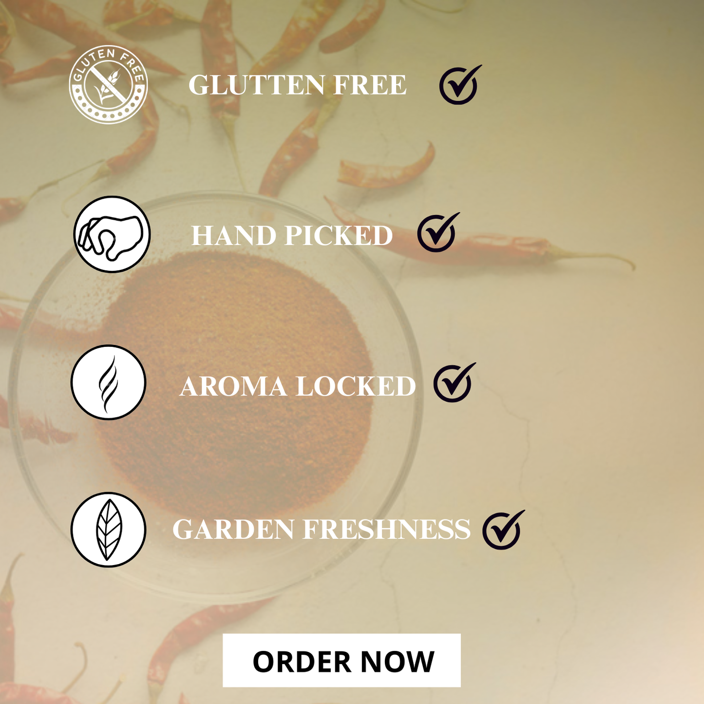 GharWala Spices – Pack of 2 | 100% Pure, Hand-Pounded Chilli Powder.