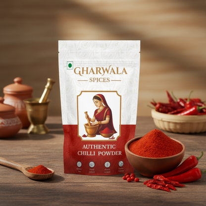 GharWala Spices-Premium Red Chilli Powder(500g)